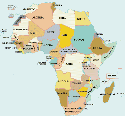 Africa map