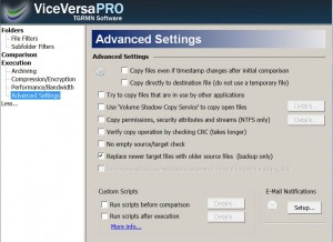 ViveVersa - schermata di configurazione 4