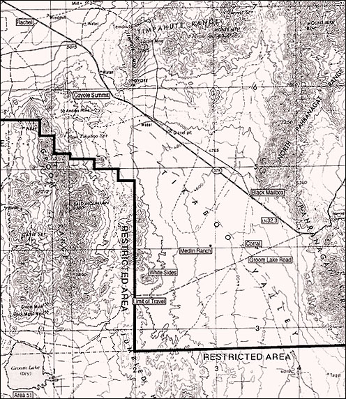 Area 51 - Mappa