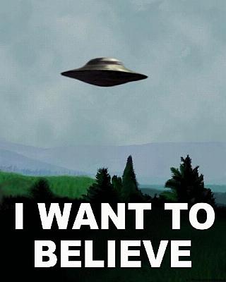 I want to believe